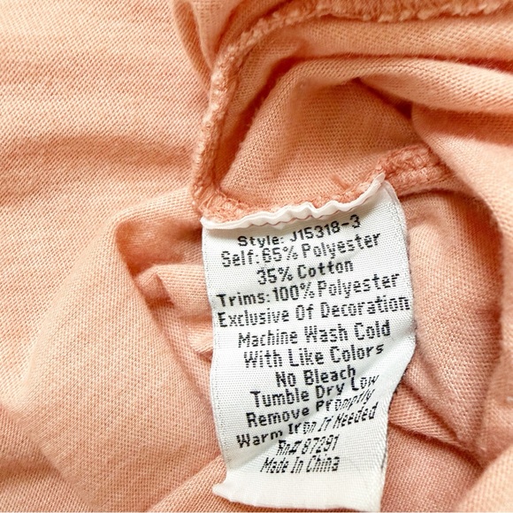 Johnny Was Calida Coral Embroidered Cap Sleeve Top - Picture 6 of 8